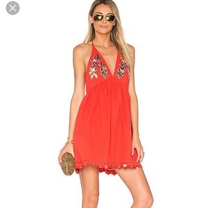 NWT Free People Halter Mini Dress